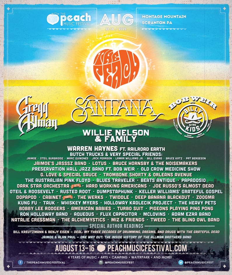 The Peach Music Festival lineup is pure gold once again • MUSICFESTNEWS