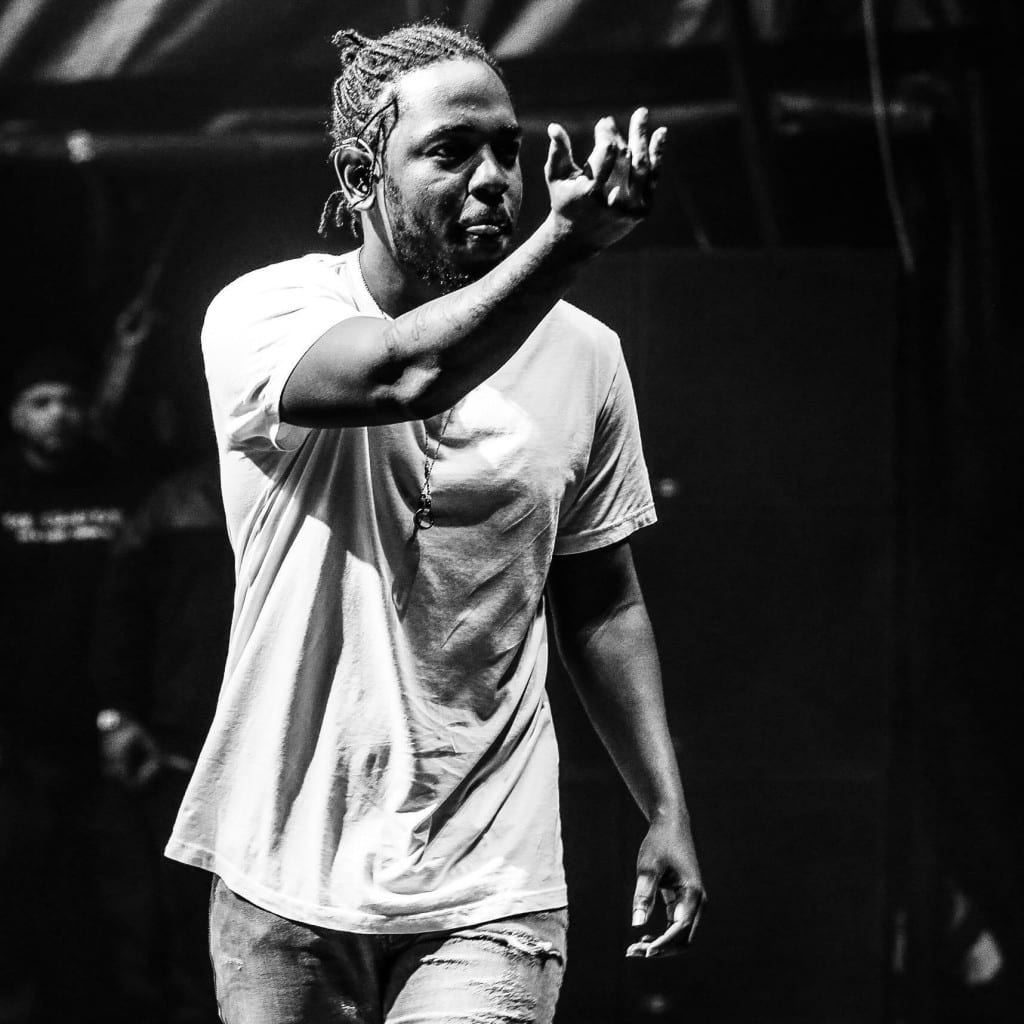 Kendrick Lamar gave a powerful headlining performance at the Okeechobee Music and Arts Festival. Photo: Brian Hensley // Brian Hensley Photography/MusicFestNews