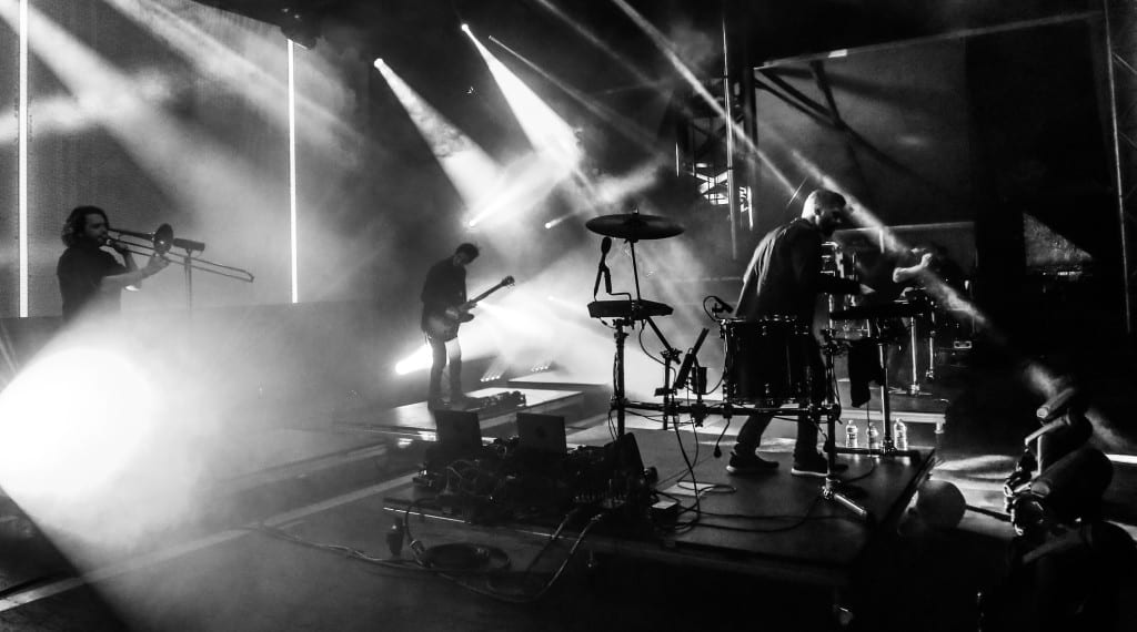 We were treated to an ODESZA performance with a full band backing them. Photo: Brian Hensley // Brian Hensley Photography/MusicFestNews