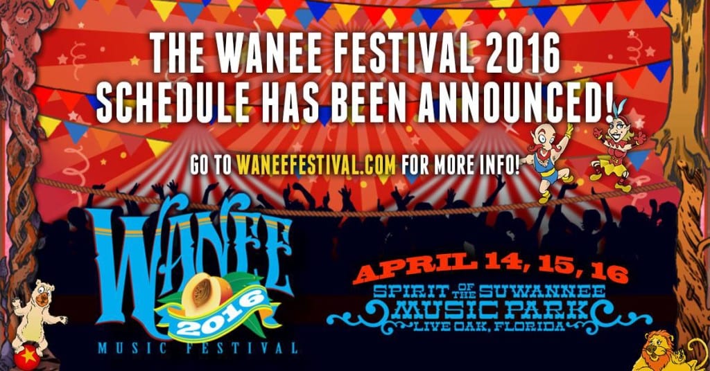 wanee schedule banner