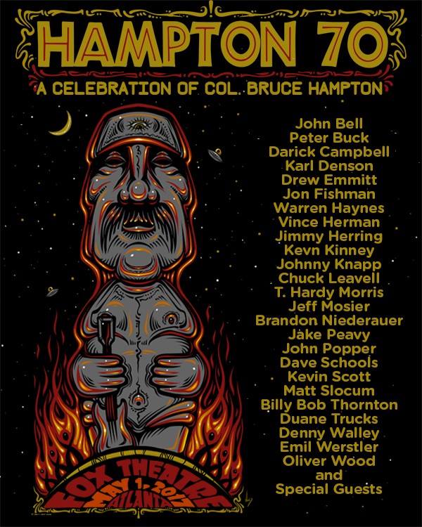 Col Bruce Hampton Hampton 70 Party Lineup