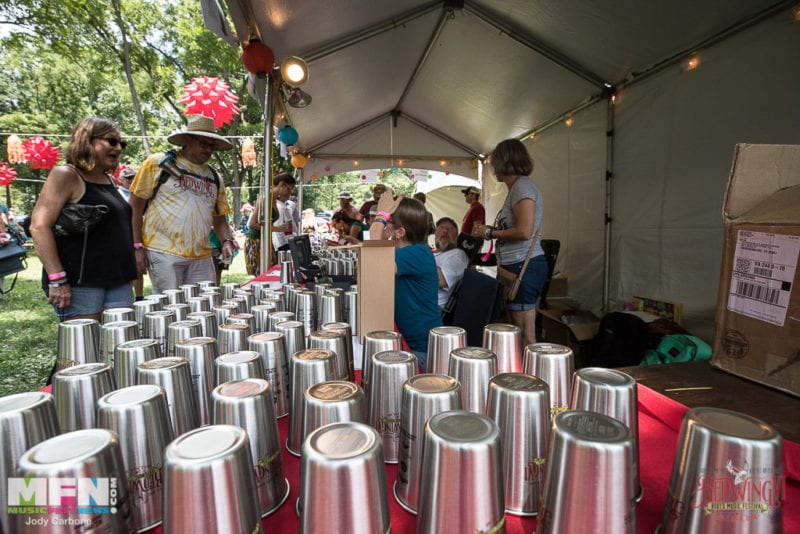 Steel Beer Cups at Red Wing Roots Music Festival 2018