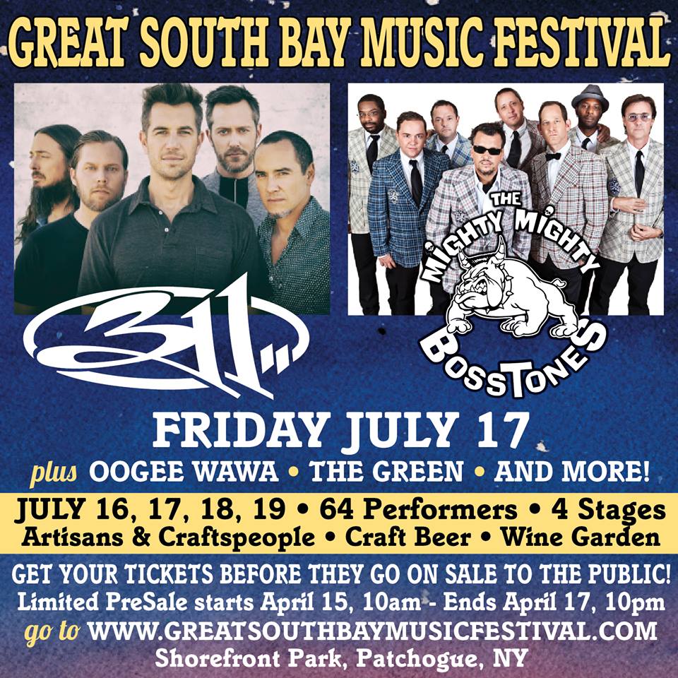 Great South Bay Music Festival Announces Killer Lineup • MUSICFESTNEWS