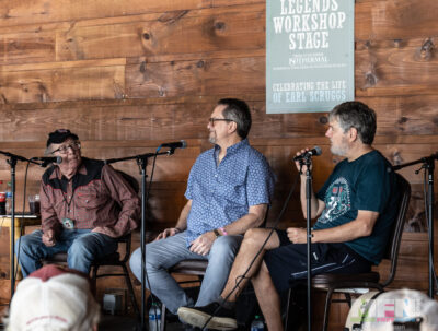 Thomas Goldsmith, Jerry Douglas and Bela Fleck photo credit: Rick Davidson
