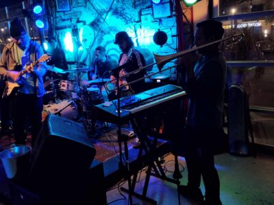 Joe Cosas with Brain Emoji - Dunedin Brewery - 01.04.24