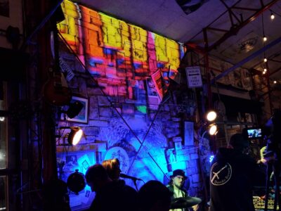 Zach Stafford's projections - Brain Emoji - Dunedin Brewery - 01.04.24