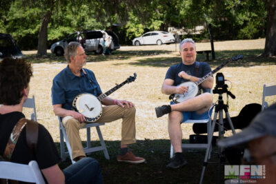 Banjo workshop: Scott Anderson and Eric Searcy 📷: Rick Davidson