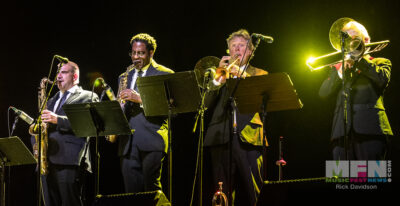 Large Band horn section 📸:Rick Davidson